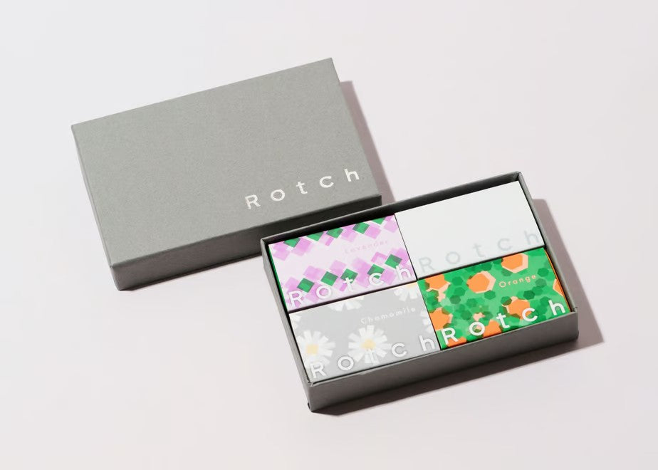【Rotch】アロマキャンドルBasic set<三種セット+専用スタンド>
