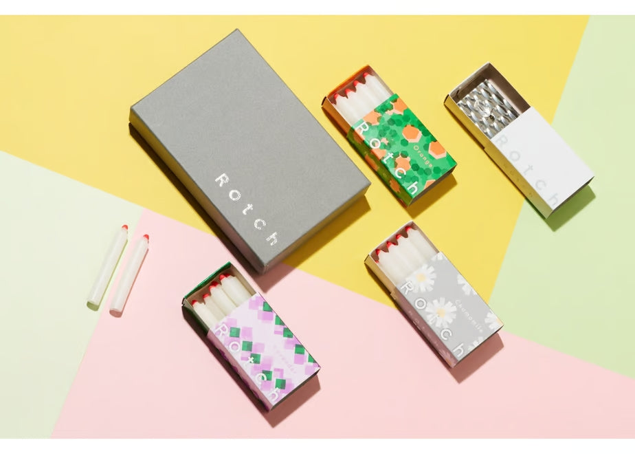 【Rotch】アロマキャンドルBasic set<三種セット+専用スタンド>