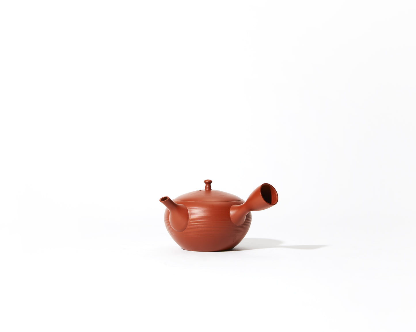 Hokuryu No.16 Vermilion Mud Hiramaru Sendan Kyusu teapot