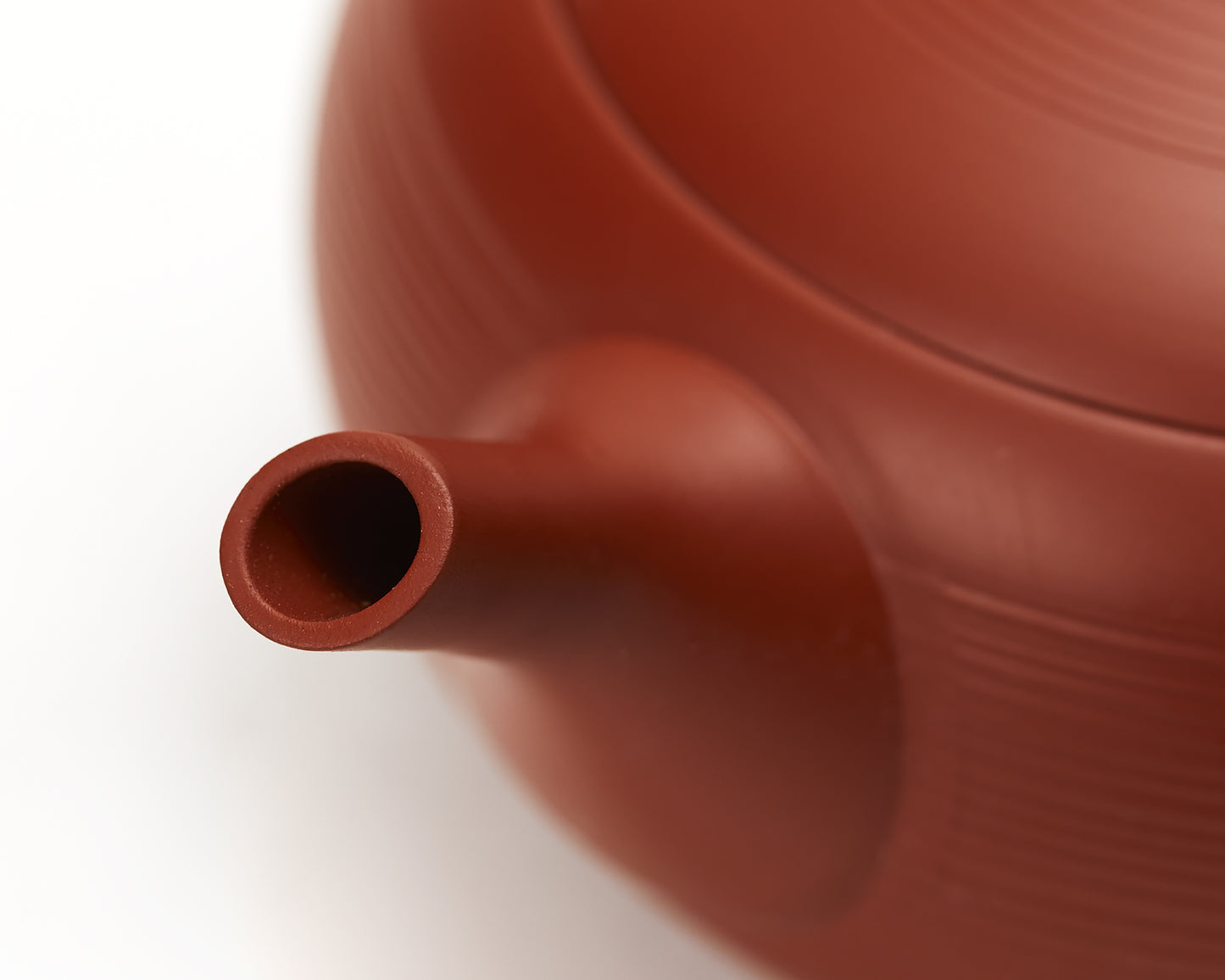 Hokuryu No.16 Vermilion Mud Hiramaru Sendan Kyusu teapot