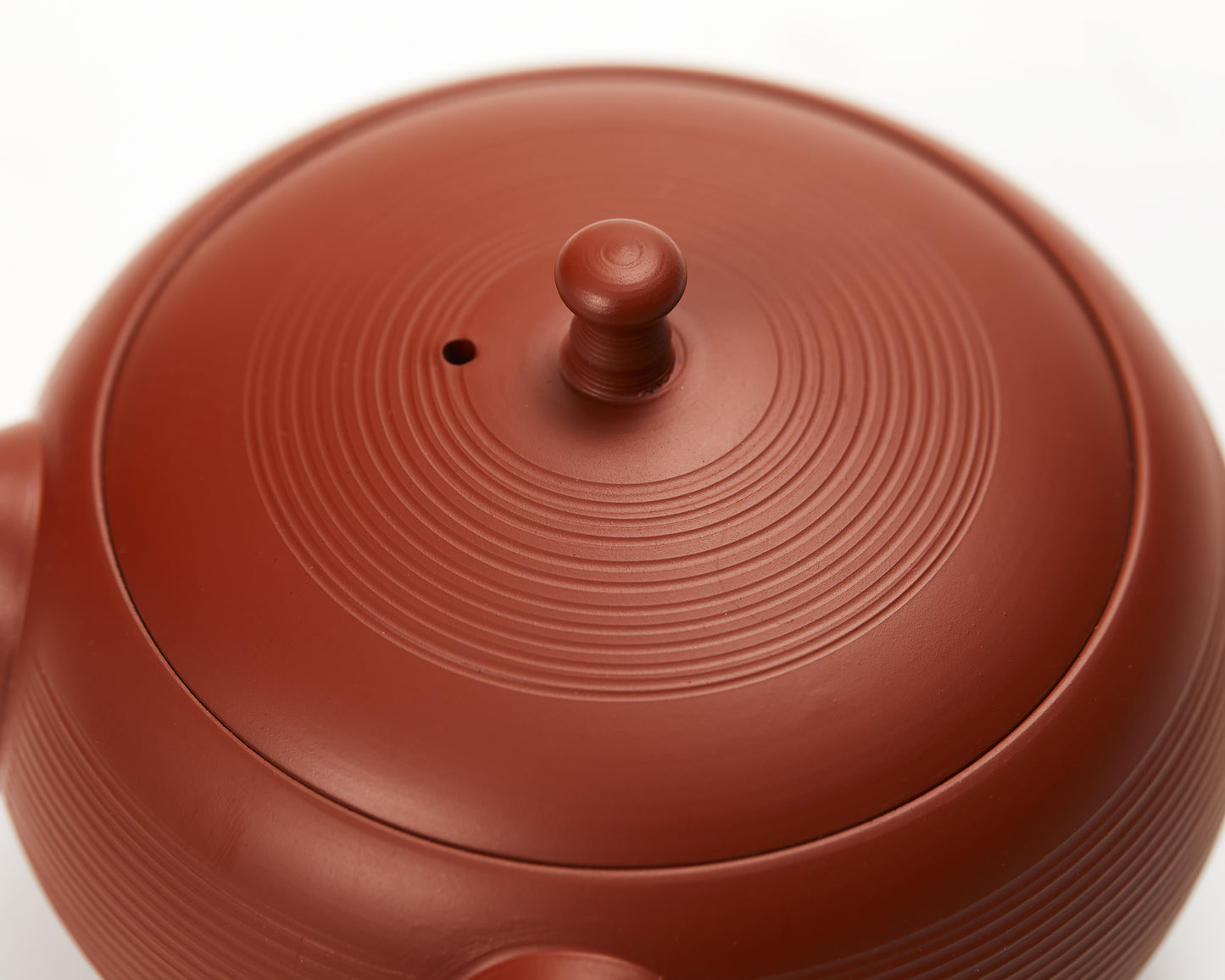 Hokuryu No.16 Vermilion Mud Hiramaru Sendan Kyusu teapot